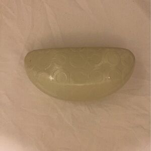 Coach Embossed Logo Clamshell Case - Brown